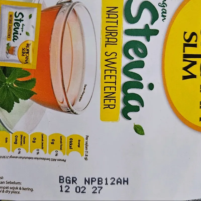 Tropicana Slim Stevia isi 50 sachet 1