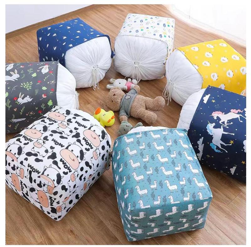 Storage Bag Jumbo 100 Liter Laundry Bag Keranjang Baju Tempat Mainan Dengan Tutup Serut 2