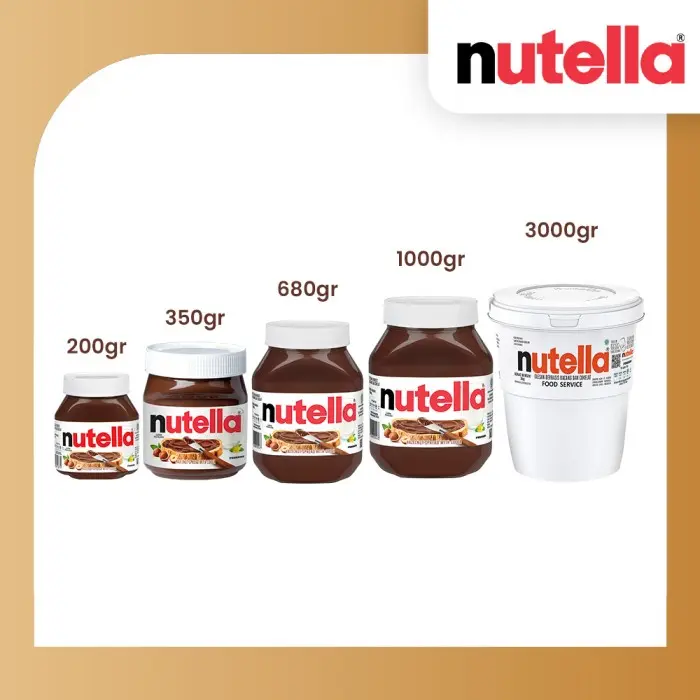 Nutella Hazelnut Spread Selai Cokelat 200gr - TWINPACK 2