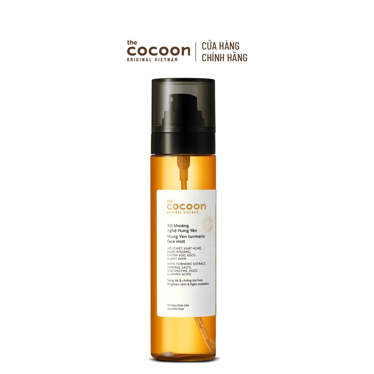 Ảnh đại diện Xịt khoáng nghệ Hưng Yên Cocoon giúp sáng da và ngăn ngừa oxy hóa Cocoon 130ml