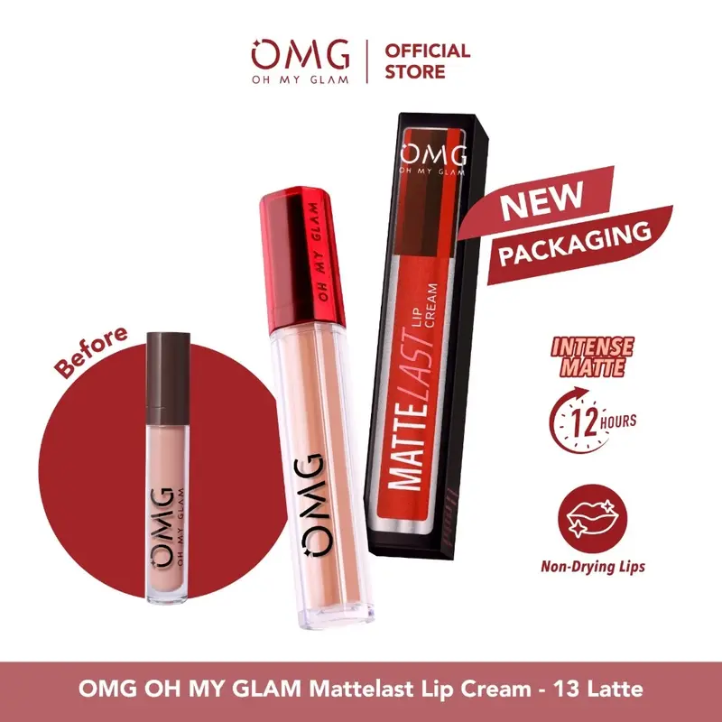 (Ombre Bundle) OMG Lip Cream Matte Bundling 2 Pcs Bundle (12+13) 2
