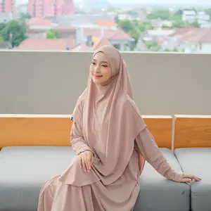 French Khimar Jersey | Rawda FK | Khimar umroh | Khimar jersey Panjang Syari