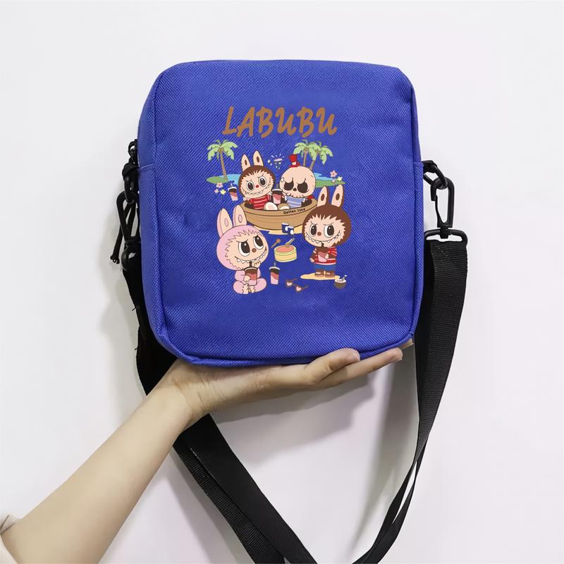 PVJ Tas Labubu Selempang Anak Sekolah SD Laki Laki Perempuan Fashion 7