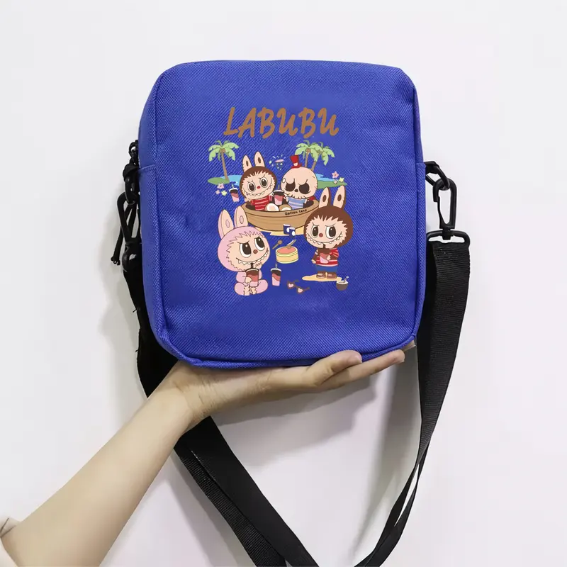 PVJ Tas Labubu Selempang Anak Sekolah SD Laki Laki Perempuan Fashion 6