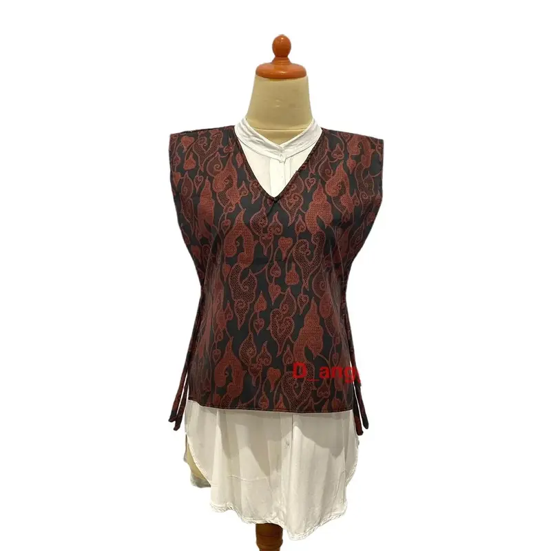Rompi Batik Wanita dengan Outer Katun - Atasan Motif Panjang 1