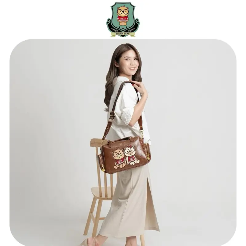 Sammao Creambear Tas Selempang Tas Tenteng kulit wanita original C12761 - C13241 - C13361 - C13431 1