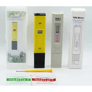 Paket TDS TDS-3 &PH-009(I)A Meter Filter Water Quality Purity Tester Alat Ukur Hidroponik Keasaman