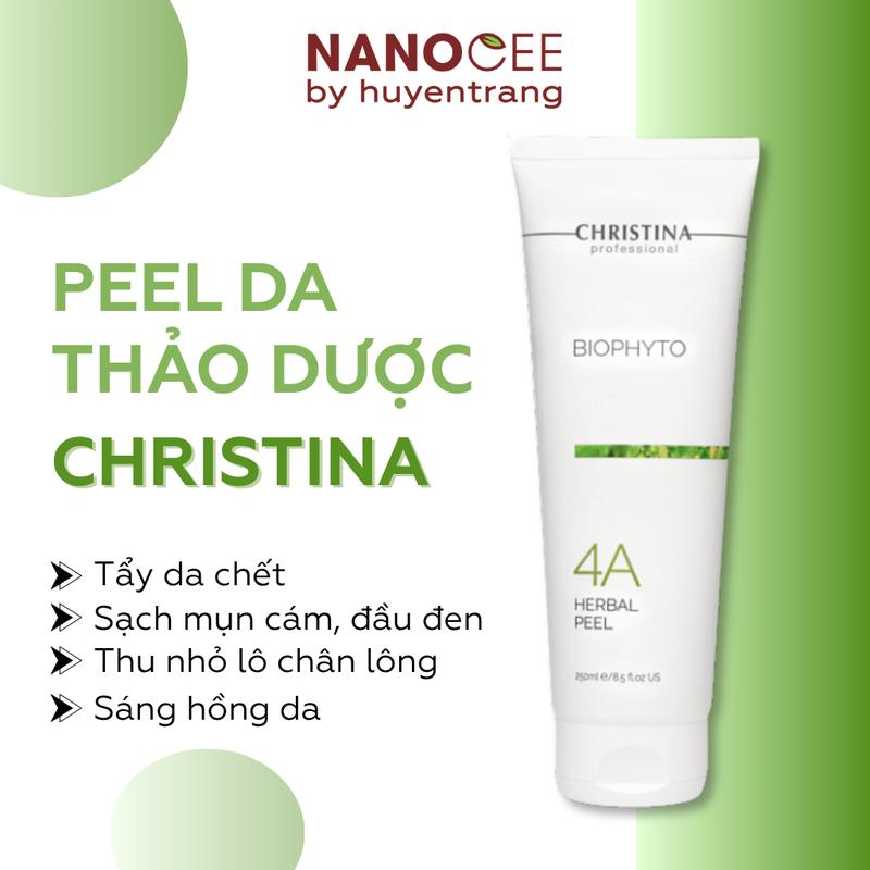 HÀNG CTY Christina Peel Da Thảo Dược Cải Thiện Mụn Cám Đầu Đen Mask Tẩy Da Chết Giúp Làm Sạch Sâu
