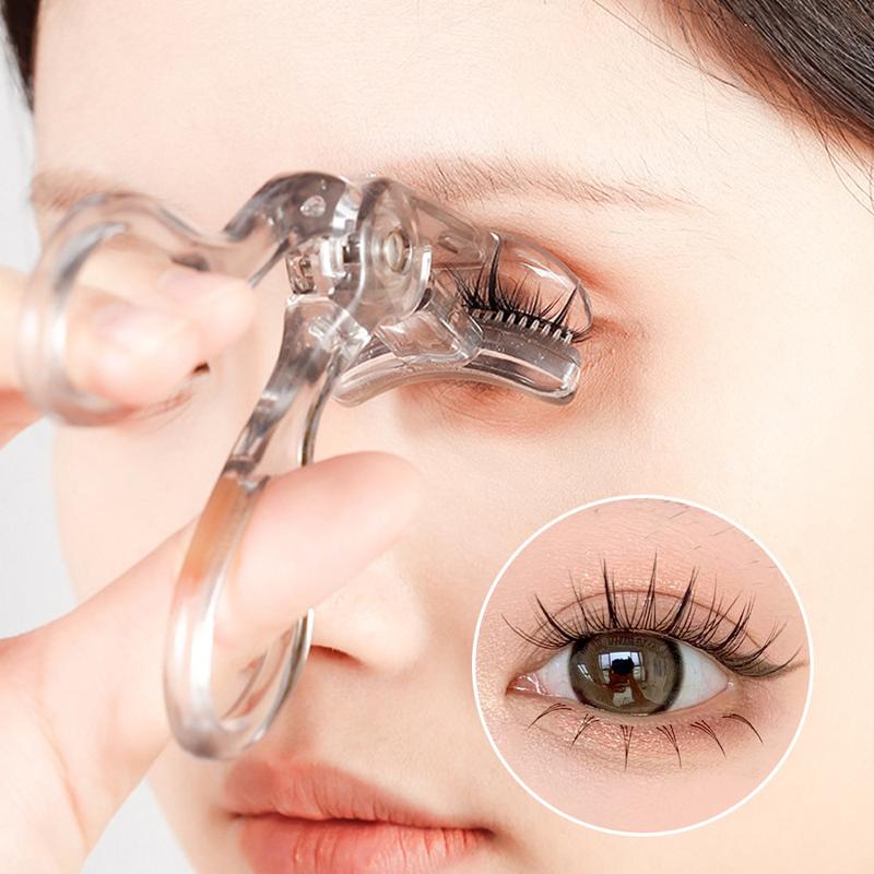 Product Introduction of Transparent Wide Angle Eyelash Curler With Comb Eye Makeup Tool Lashes Lifting Curling Eyelash Curler 21