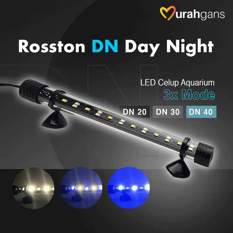 Lampu Aquarium ROSSTON DAY AND NIGHT 20 30 40 50 60 Rosston DN 0