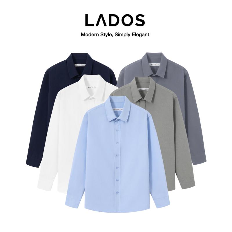 Áo Sơ Mi Nam Dài Tay Chất Vải Kate Ford Premium LADOS-8177  Form regular fit trẻ trung thời trang thanh lịch dễ phối đồ