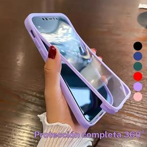 Para Samsung A07 A17 A27 A37 A57 A06 A16 A26 A36 A56 5G A04E A14 5G / 4G A24 4G A34 A54 Cuerpo Completo Protector Cubierta 360 Frontal + Trasera todo Incluido Caso del Teléfono