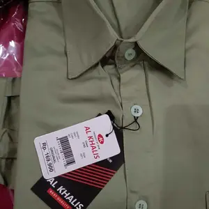 Kemeja Pria Polos Toyobo Fodu Lengan Panjang Premium