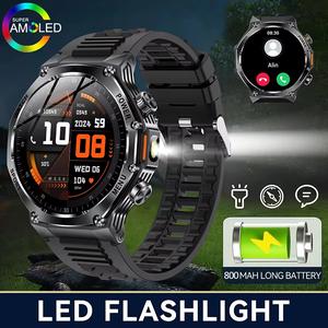 For Xiaom New Smart Watch Men 800mAh Ultra Long Battery Life Waterproof Outdoor Sport Watches Bluetooth Call Military Smartwatch