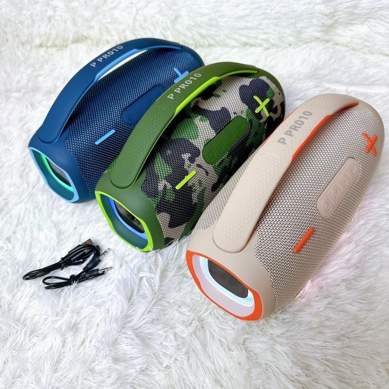  Shop LOA BLUETOOTH P PRO10 CÔNG SUẤT 30W BASS ĐẬP CĂNG KẾT NỐI 2 LOA ĐƯỢC KÈM DÂY SẠC VÀ DÂY 3.5 BẢO HÀNH 6 THÁNG 