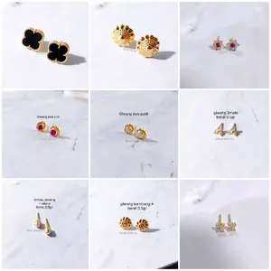 Anting tindik | berat 0,5gr, 1gr | Royal jewelryy