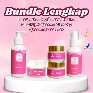 [ SPESIAL LOUNCING ] BUNDLE LENGKAP THE RIDE BEAUTY PAKET ISI 5 TONER + SABUN + DAY CREAM + NIGHT CREAM + JELLY BOSTER SKINCARE PENCERAH WAJAH PENGHILANG FLEK