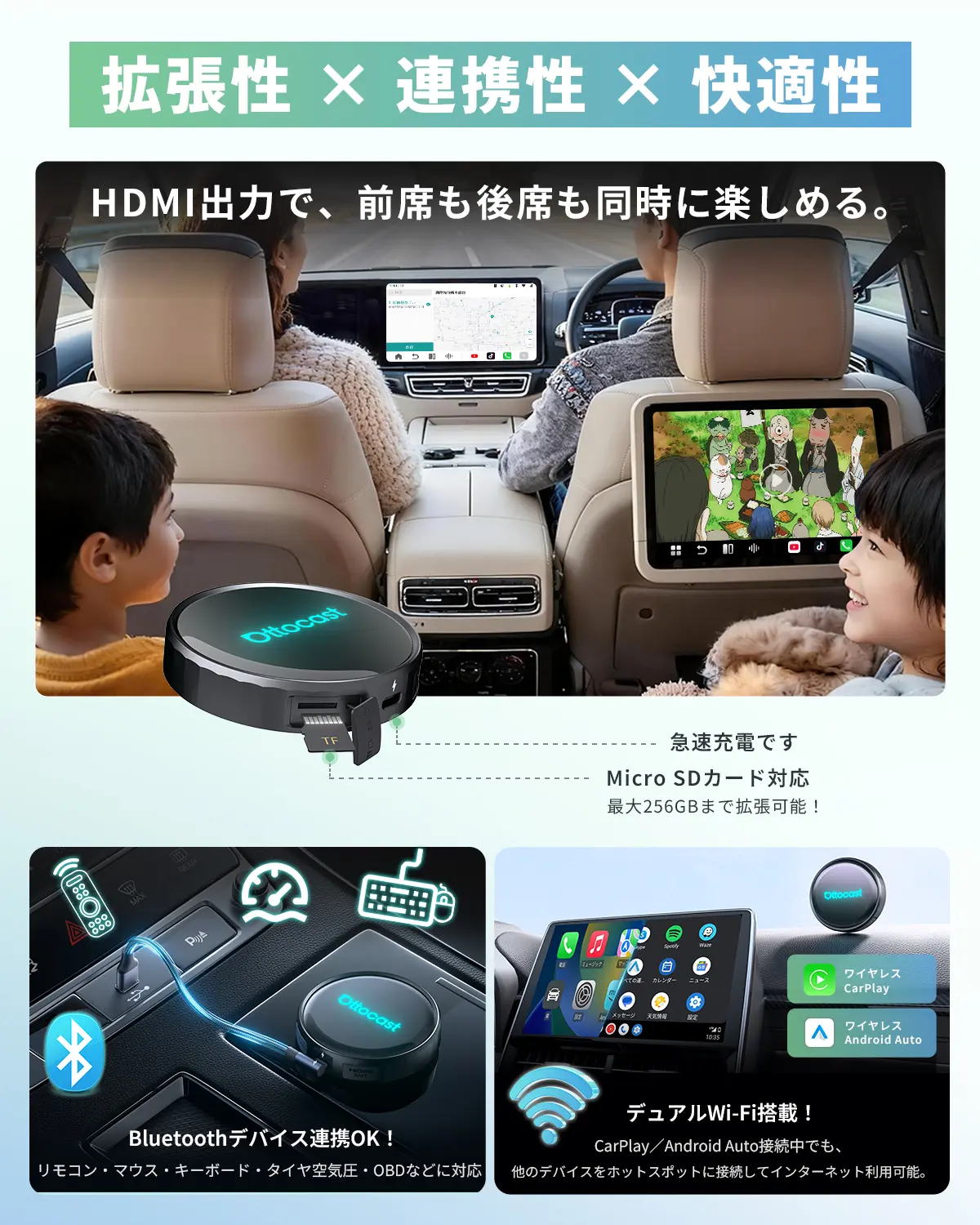 公式】Ottocast P3 Pro オットキャスト OttoAibox P3 Pro 2025最新 