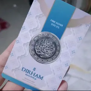 Silverium 15.55 Gram Perak Murni 999,9 | Logam Mulia Silver Bar Asli + Sertifikat Resmi setara 5 dirham terima buyback