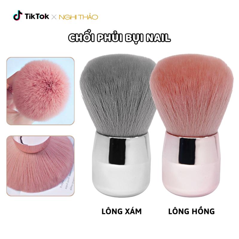  Chổi phủi bụi nail lông hồng NGHI THẢO 