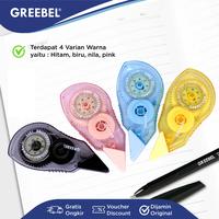 Gambar GREEBEL Correction Tape GCT-802 Pastel Lucu / Tip Ex Kertas Roll Pita Koreksi Pulpen dari GREEBEL Kota Administrasi Jakarta Barat 5 Tokopedia