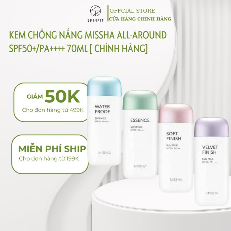 Kem Chống Nắng Missha All-Around SPF50+/PA++++ 70ml