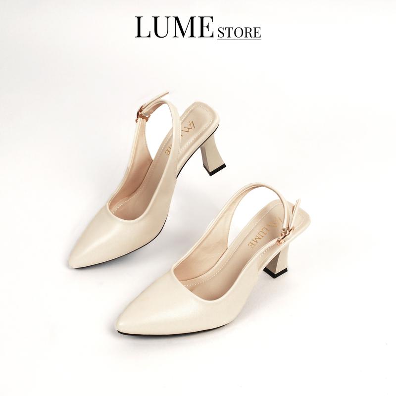 Sục nữ MŨI NHỌN QUAI HẬU, cao 5cm và 7cm, dế cao su non chống trơn trượt, hàng chuẩn size Shoes ĐếCao DéP GiàY hởgót giày mũi nhọn nữ guốc quaihậu Women