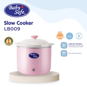 BabySafe - LB009 - Slow Cooker MPASI | Slow Cooker Serbaguna | Slow Cooker Multifungsi
