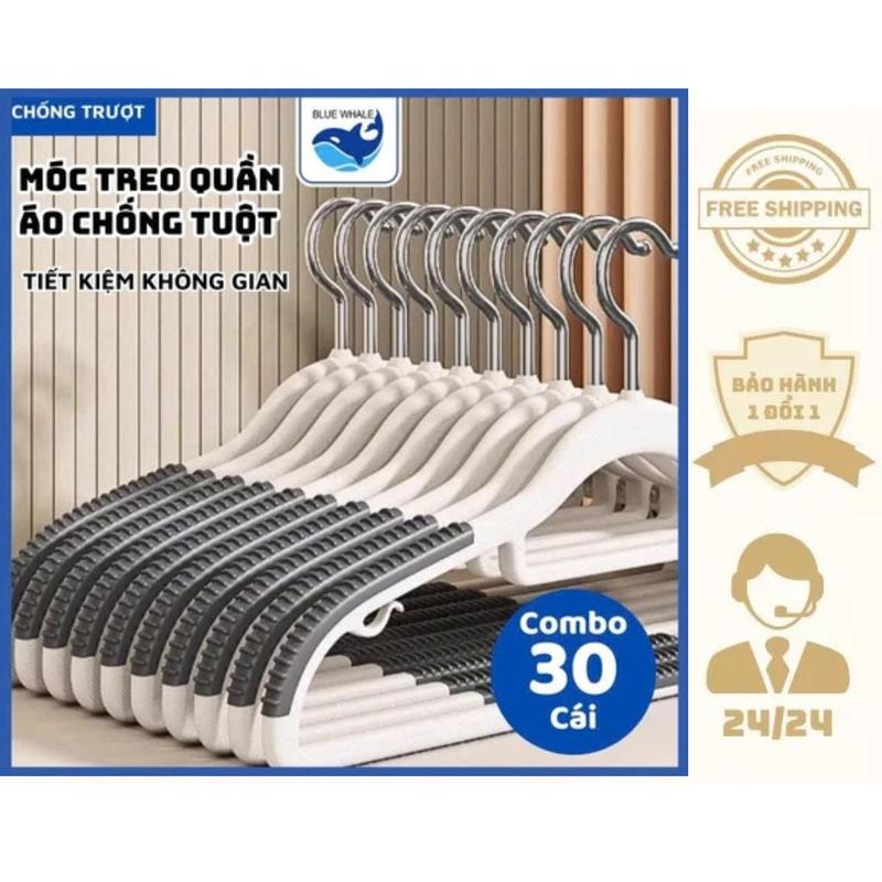 Móc Treo Quần Áo Chống Trượt Thông Minh Xoay 360 Độ Đa Năng Chất Nhựa Cao Cấp…