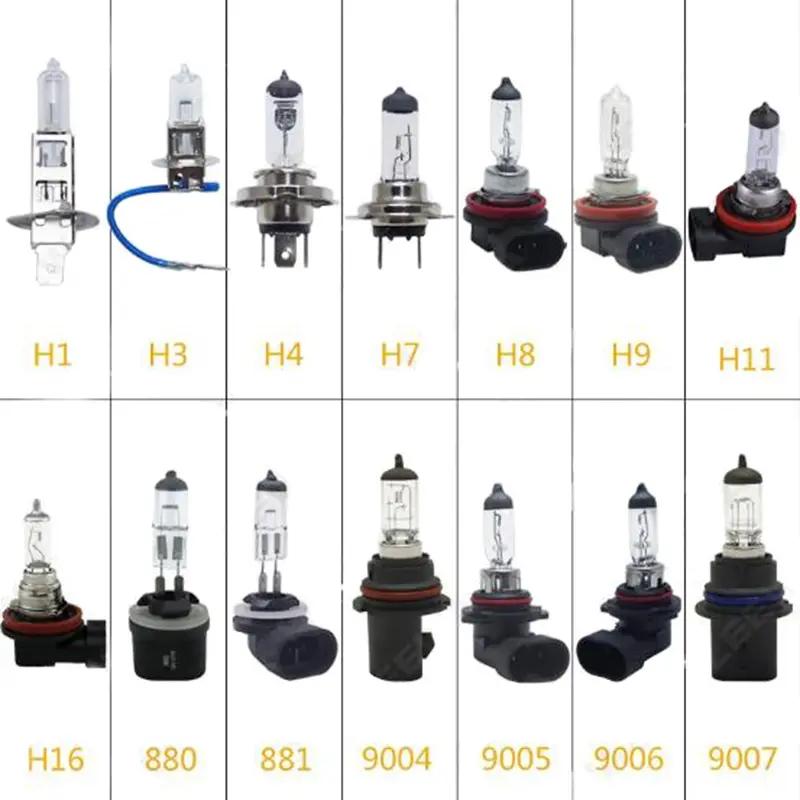 ánh sáng 9005 9006 xe đèn halogen đèn pha h1 h3 h4 h7 h11 hb3 bóng đèn sương mù…