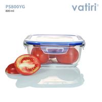 Gambar Vatiri Oven Glass Wadah Makan Microwave 800mL Square - Kotak Makan Kaca Bening PS800YG dari VATIRI HOME STORE Kota Administrasi Jakarta Pusat 3 Tokopedia