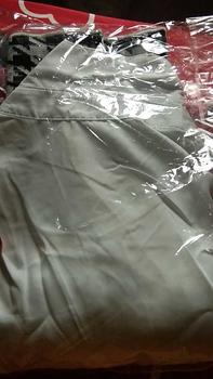 Product Review of Suzan Blouse Kemeja Mix Cotton Knit - Rajut Korea Style Atasan Wanita TM 70135 from L**h 0