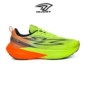 Injury Maresca Stabilo Orange  - Sepatu Olahraga Outdoor Running Lari Pria Wanita Kasual Senam