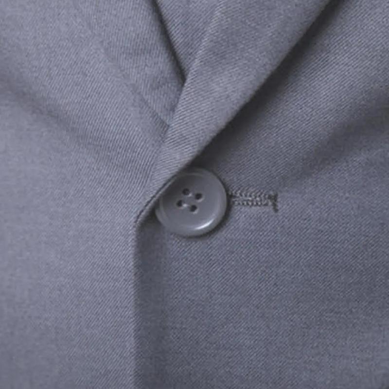 Product Introduction of Benferry 2 pcs/set plus size men solid color long sleeve lapel slim button business suit Menswear Overalls Pants Smooth Straight Stylish 24