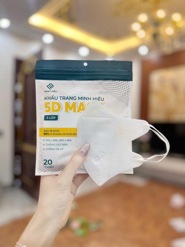 Thùng 500 Khẩu trang 5d Cao Cấp Minh Hiếu ,Kháng khuẩn Chống bụi Mịn Phụ Kiện Accessories
