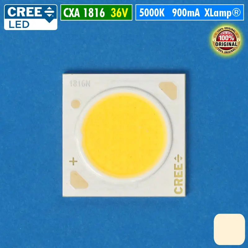 Original Cree COB 38W CXA 1816 5000K 36V DayLight 900mA LED 1816N Putih Pagi Mata Lampu LED Photo Studio 80 High CRI Fotografi Par Sorot Tembak Spotlight Downlight