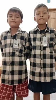 Product Review of Kemeja Flanel Anak Lengan Panjang Cowok Cewek Umur 6-13 Tahun Motif Kotak Kotak Bestsseller Fashion from b**k i**n 0