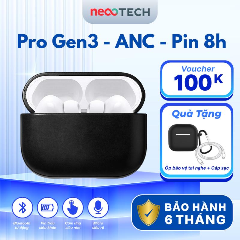 Tai Nghe Bluetooth PR GEN3 Pin Trâu 8h ANC Chống Ồn Bản Đủ Full Chức Năng Kết Nối Ổn Định Bluetooth 5.3 Âm Bass Siêu Tốt