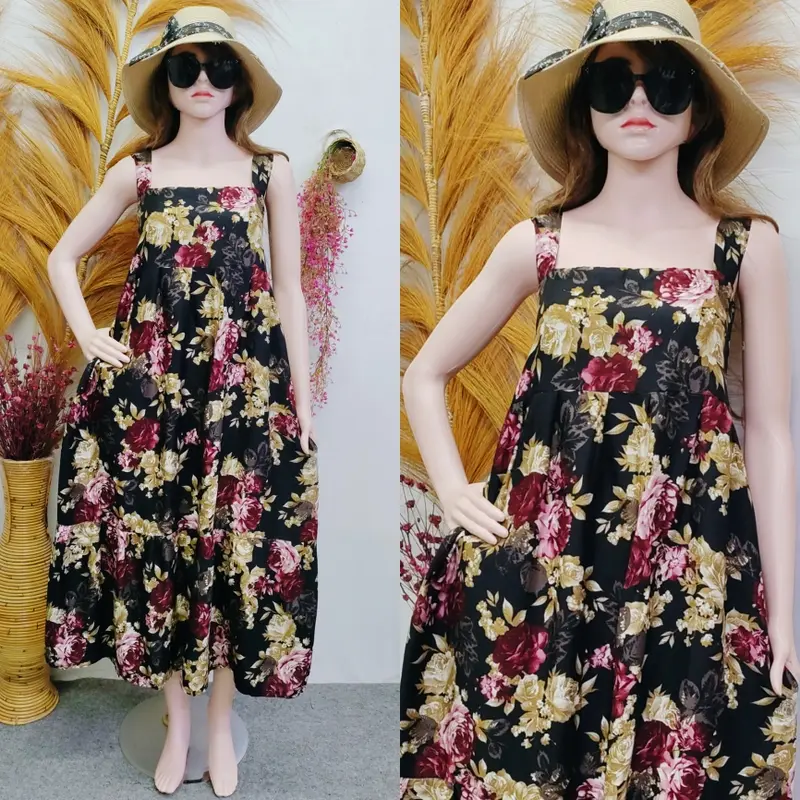 Long Dress Kayla Rayon Dingin Daster Adem