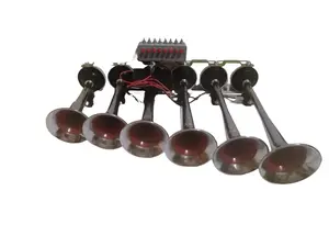 Klakson Telolet 6 Corong 8 Suara Landun Marcopolo 24 Volt Air Horn Car