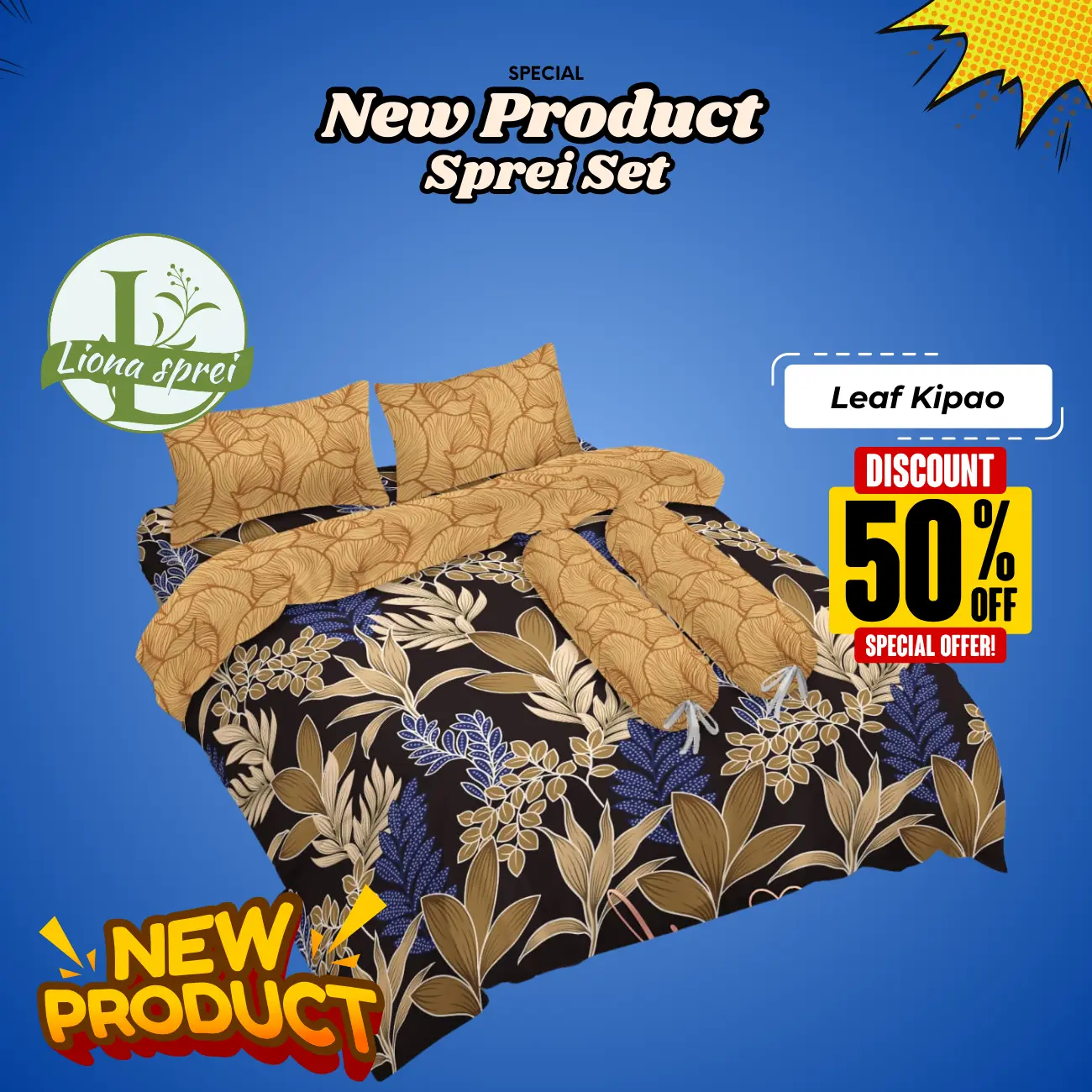 LIONA Sprei Set New Product Murah King 180x200