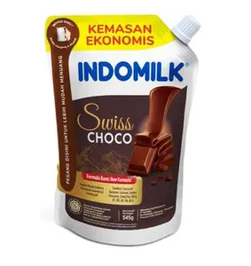 susu kental manis indomilk swiss coklat chocolate pouch 545