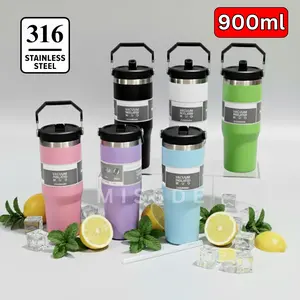 TUMBLER MUG STAINLESS STEEL 900ML / 30 OZ / GELAS JUMBO