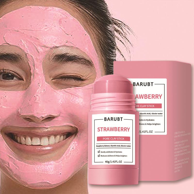 BARUBT Clay Mask Combo Niacinamide Bright Boost Clay Mask Stick 40g+ Mugwort Clay Mask 40g  Alaska Volcano  wajah masker Salicylic acid niacinamide Whitening Skin care Black Heads Skin Repair Comfort 0