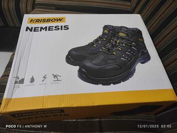 Product Review of SEPATU SAFETY SHOES NEMESIS 6INCH HITAM BLACK from A**y W**a R**r 3