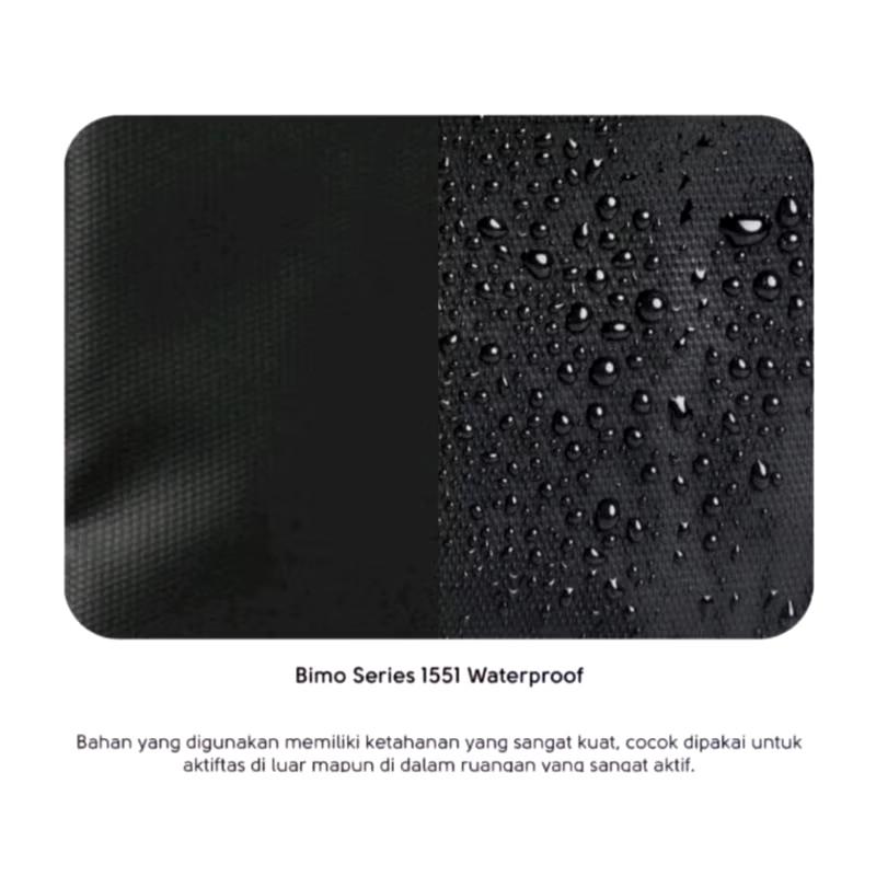 Tas Handbag Pria Multifungsi Clutch Bag Waterproof Anti Air Tas Selempang Pria Warna Hitam 7