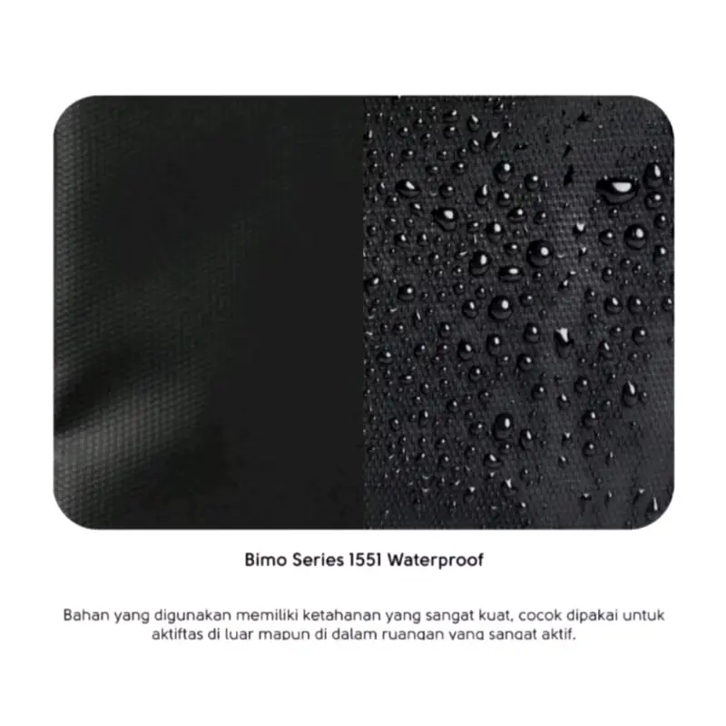 Tas Handbag Pria Multifungsi Clutch Bag Waterproof Anti Air Tas Selempang Pria Warna Hitam 6