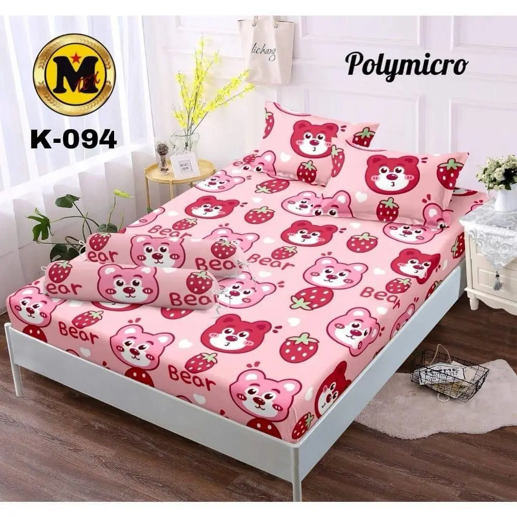 (CUCI GUDANG) Sprei Karakter Lucu Kekinian Semua Ukuran 180x200 160x200 120x200 90x200 200x200 Murah Motif LOTSO Terbaru Kain Katun Sudut Karet Set Sarung Bantal Sarung Guling Tidak Resleting Seprai Homemade