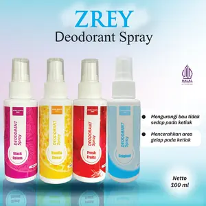 Deodorant Spray Zrey 100ml - Deo Spray  - Deodorant Tawas menghilangkan Bau Ketiak Wangi Deospray