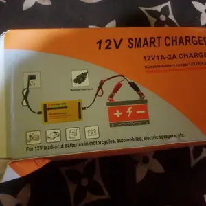 Charger Aki Portable 12V 2A/Charger Aki 12V3AH-20AH Alat Cas Aki Car Truck Motorcycle Battery
